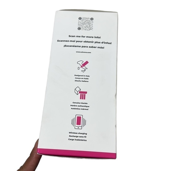 EINOVA Wireless Charging Stone Qi
Certified 10W High Speed white marble charger - Picture 3 of 3